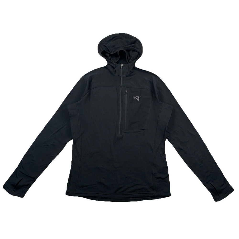 ARC'TERYX Konceal Hoody 3/4 Zip Black Face Cover Men's Small